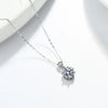 Wholesale Jewelry S925 Sterling Silver Geometric Sixpointed Star Pendant Clavicle Chain With Electroplating For Ladies