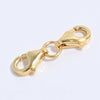 Wholesale Jewelry S925 Sterling Silver Lobster Clasp Electroplated Connecting Buckle Accessories