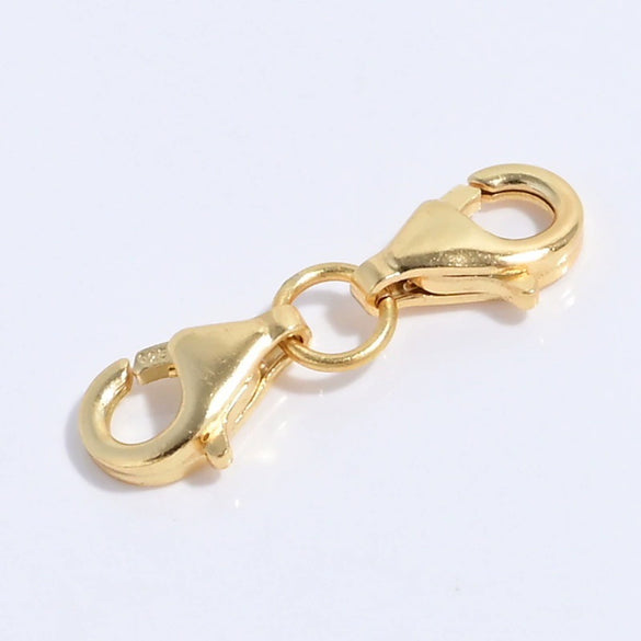 Wholesale Jewelry S925 Sterling Silver Lobster Clasp Electroplated Connecting Buckle Accessories