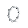 Wholesale Jewelry S925 Sterling Silver Love Water Drops Bell Microinlay Women's Earrings Ring Bracelet