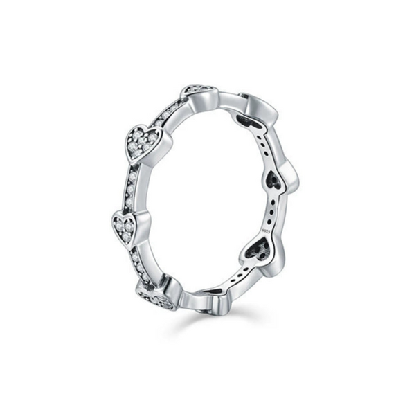 Wholesale Jewelry S925 Sterling Silver Love Water Drops Bell Microinlay Women's Earrings Ring Bracelet