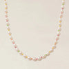 Wholesale Jewelry S925 Sterling Silver Neon Natural Cultured Pearl Dopamine Color Rice Beads Necklace Bracelet