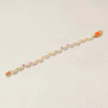 Wholesale Jewelry S925 Sterling Silver Neon Natural Cultured Pearl Dopamine Color Rice Beads Necklace Bracelet