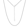 Wholesale Jewelry S925 Sterling Silver Simple Clavicle Chain Necklace With Electroplating