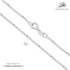 Wholesale Jewelry S925 Sterling Silver Simple Ushape Clavicle Chain Electroplated