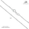 Wholesale Jewelry S925 Sterling Silver Simple Ushape Clavicle Chain Electroplated