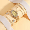 Wholesale Jewelry Set Snakeshaped Aluminum Alloy And Alloy Band With Plexiglass Mirror For Female