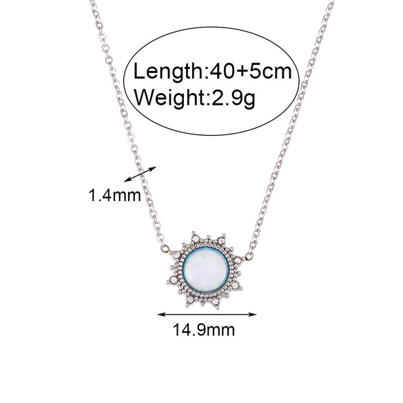 Wholesale Jewelry Set Stainless Steel With Stars Sun Moon Clouds Universe Pattern For Women