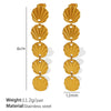 Wholesale Jewelry Set 316L Stainless Steel Earrings And Bracelets Electroplating Fashion Natural Style Unisex And Women's