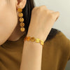 Wholesale Jewelry Set 316L Stainless Steel Earrings And Bracelets Electroplating Fashion Natural Style Unisex And Women's