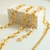 Wholesale Jewelry Set Titanium Steel Necklace Bracelet With Geometric Style And Electroplating Treatment For Women