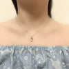 Wholesale Jewelry Set With Freshwater Pearls S925 Sterling Silver Pink Pendant Earrings Round Shape Casual Fashion For Women