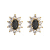 Wholesale Jewelry Set Zircon Copper Microinlaid Plant Flowershaped Electroplated For Women