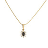 Wholesale Jewelry Set Zircon Copper Microinlaid Plant Flowershaped Electroplated For Women