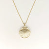 Wholesale Jewelry Shell Enamel Oil Drop Geometric Brass Handmade Pendant Necklace For Women