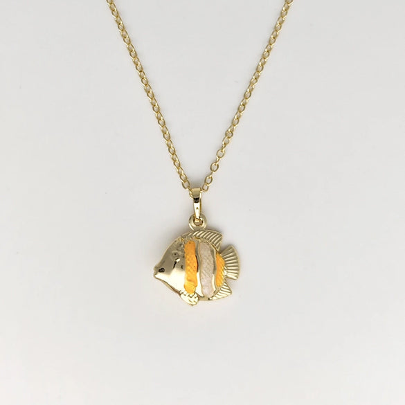 Wholesale Jewelry Shell Enamel Oil Drop Geometric Brass Handmade Pendant Necklace For Women