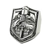 Wholesale Jewelry Shieldshaped Sword Knight Ring Alloy The Crown Geometric Style Unisex Retro