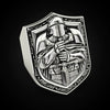 Wholesale Jewelry Shieldshaped Sword Knight Ring Alloy The Crown Geometric Style Unisex Retro