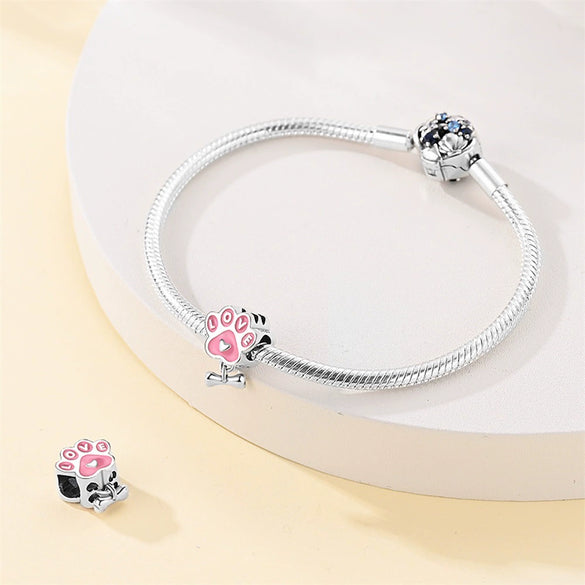 Wholesale Jewelry 225 Silver Animal Dripping Oil Style Diy Pendant Accessories Bracelet