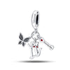 Wholesale Jewelry 225 Silver Animal Dripping Oil Style Diy Pendant Accessories Bracelet