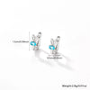 Wholesale Jewelry 925 Silver Earrings Necklace Set Cute Animal Style With Inlaid Zircon Heart Pendant