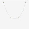 Wholesale Jewelry Silver Electroplated Hanging Long Chain Necklace With Cross Pattern