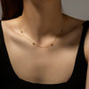 Wholesale Jewelry Silver Electroplated Hanging Long Chain Necklace With Cross Pattern