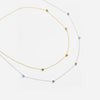 Wholesale Jewelry Silver Electroplated Hanging Long Chain Necklace With Cross Pattern