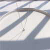 Wholesale Jewelry Silver Geometric Donut And Cross Pendant Necklace With Zircon And Diamond And Ochain Ring