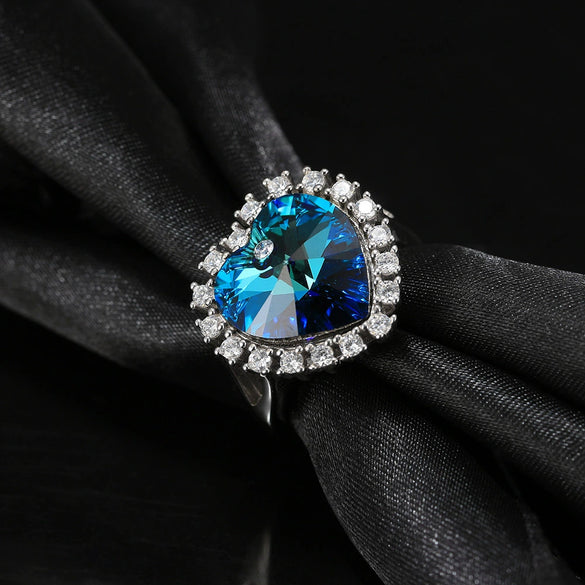 Wholesale Jewelry Silver Geometric Electroplated Necklace And Ring For Women