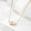 Wholesale Jewelry Silver 925 Geometric Pearshaped Square Zircon Pendant Necklace Set With Diamonds For Women