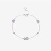 Wholesale Jewelry Silver 925 Heart Puppy Geometric Style Bracelet Set With Diamonds Platinum 18K Gold Electroplated For Women