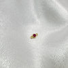 Wholesale Jewelry Silver 925 Inlaid Zircon Double Hanging Round Diy Semi Finished Bracelet Necklace Connecting Piece Material