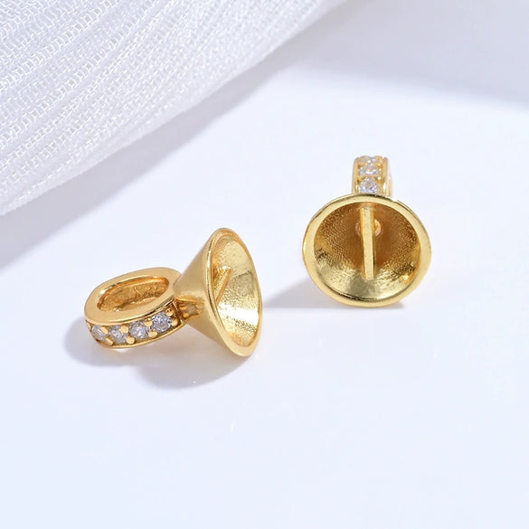 Wholesale Jewelry Silver Leg Buckle Handmade Zirconia Adjustable Clasp For Bracelet And Necklace