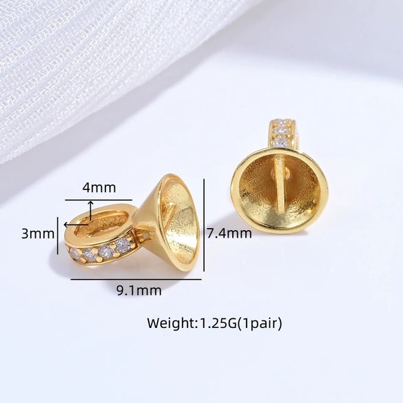 Wholesale Jewelry Silver Leg Buckle Handmade Zirconia Adjustable Clasp For Bracelet And Necklace