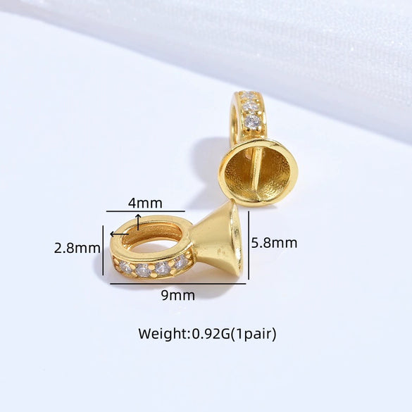 Wholesale Jewelry Silver Leg Buckle Handmade Zirconia Adjustable Clasp For Bracelet And Necklace