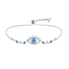 Wholesale Jewelry Silver Plated Electroplated Magic Eye Sunflower Horseshoe Bracelet For Women