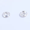 Wholesale Jewelry Silver Round Pearl Spacer Electroplated Necklace Accessories