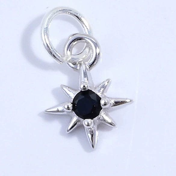 Wholesale Jewelry Silver 925 Star Pendant With Zirconia For Bracelet Necklace Earrings