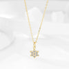 Wholesale Jewelry 925 Silver Starshaped Zircon Necklace And Earrings