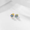 Wholesale Jewelry 925 Silver Starshaped Zircon Necklace And Earrings