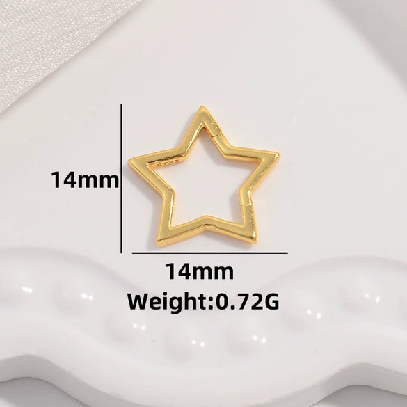 Wholesale Jewelry Silver 225 Sterling Fivepointed Star Oval Electroplated Necklace And Bracelet Buckle