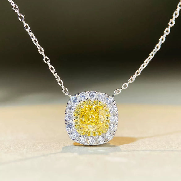 Wholesale Jewelry Silver 925 Sterling Square Geometric Electroplated Pendant Necklace Ring Earrings For Women