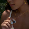 Wholesale Jewelry Simple Animal Zodiac Geometric Pattern Titanium Steel Pendant Necklace Electroplated Copper