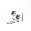 Wholesale Jewelry Simple Fashion Geometric Copper Gold Plated Colorful Zircon Earrings For Women