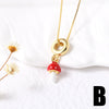 Wholesale Jewelry Simple Geometric Fish Tail Pendant Necklace Copper Gold Plated Ochain