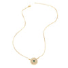 Wholesale Jewelry Simple Geometric Heart Shape Copper Gold Plated Pendant Necklace Box Chain