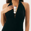 Wholesale Jewelry Simple Geometric Iron Splicing Tassel Yshaped Snake Bone Chain Necklace With Electroplating