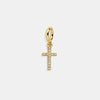 Wholesale Jewelry Simple Geometric Mixed Gemstone Setting Copper Pendant With O Word Chain For Women
