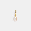 Wholesale Jewelry Simple Geometric Mixed Gemstone Setting Copper Pendant With O Word Chain For Women